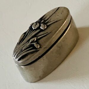 MFA Vintage Silver Trinket Box